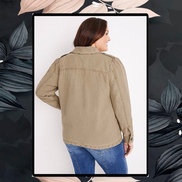 Maurices Plus Size Utility Jacket 3X - Picture 3 of 9